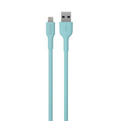 Bioio cable USB - Lightning 1,0 m 2,4A blue цена и информация | Кабели для телефонов | 220.lv