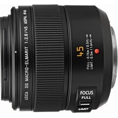 Panasonic Lumix 45mm F/2.8 Leica DG Macro-Elmarit ASPH OIS цена и информация | Объективы | 220.lv