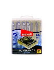 Батарея Maxell Alkaline, AА LR6*24 батареи цена и информация | Аккумуляторы для фотокамер | 220.lv