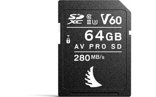 Карта памяти Angelbird AV Pro SD, 64GB, V60, MKII цена и информация | Карты памяти для фотоаппаратов | 220.lv