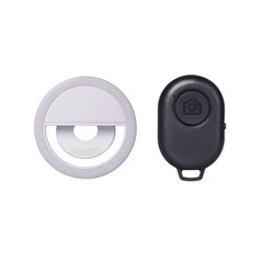 OBSBOT Pašbildes LED gaisma viedtālruņiem Balta un Bluetooth tālvadības aizvars cena un informācija | Aksesuāri videokamerām | 220.lv