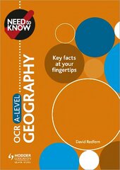 Need to Know: OCR A-level Geography cena un informācija | Sociālo zinātņu grāmatas | 220.lv