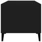 vidaXL kafijas galdiņš, melns, 90x49x45 cm, inženierijas koks cena un informācija | Žurnālgaldiņi | 220.lv