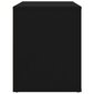 Naktsskapītis, melns, 60x36x45cm, apstrādāta koksne cena un informācija | Naktsskapīši | 220.lv