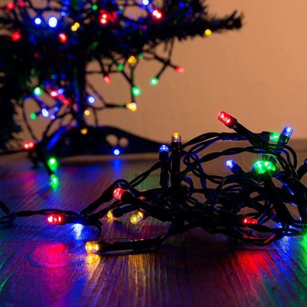 Christmas Planet Daudzkrāsaina Ziemassvētku Virtene (560 LED spuldzītes) cena un informācija | Ziemassvētku lampiņas, LED virtenes | 220.lv