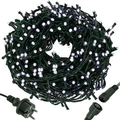1000LED kalėdinės lemputės baltos 61.5M cena un informācija | Ziemassvētku lampiņas, LED virtenes | 220.lv