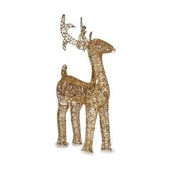 Christmas reindeer Bronza Metāls (35 x 65 x 12 cm) cena un informācija | Ziemassvētku dekorācijas | 220.lv