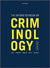 Oxford Textbook on Criminology 2nd Revised edition cena un informācija | Sociālo zinātņu grāmatas | 220.lv