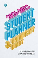Student Planner and University Diary 2021-2022 cena un informācija | Sociālo zinātņu grāmatas | 220.lv