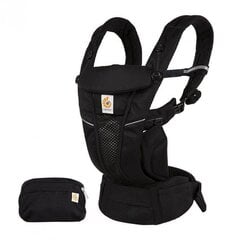 ERGObaby ķengursoma Omni Breeze, onyx black, BCZ360PONYX cena un informācija | ErgoBaby Rotaļlietas, bērnu preces | 220.lv