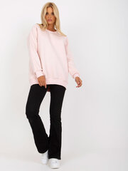 Sieviešu gaiši rozā Basic sporta krekls cena un informācija | Sieviešu džemperi | 220.lv
