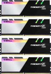 G.Skill Trident Z Neo, 32GB (4x8GB), DDR4, 3800 MHz, (F4-3800C14Q-32GTZN) цена и информация | Оперативная память (RAM) | 220.lv