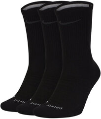 Носки Nike U NK Evry Max Cush Crw 3PR-Pro, черные, 3 пары цена и информация | Мужские носки | 220.lv