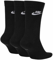 Мужские носки Nike U NK Nsw Evry Essential Crew Black, 3 пары цена и информация | Мужские носки | 220.lv