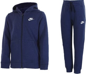 Sporta kostīms pusaudžiem, Nike B Nsw Trk Suit Core BF Blue, zils cena un informācija | Bikses zēniem | 220.lv