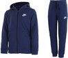 Sporta kostīms pusaudžiem, Nike B Nsw Trk Suit Core BF Blue, zils цена и информация | Bikses zēniem | 220.lv