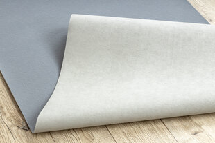 Paklājs - celiņš RUMBA gumijots, vienkrāsains pelēks 70 cm cena un informācija | Paklāji | 220.lv