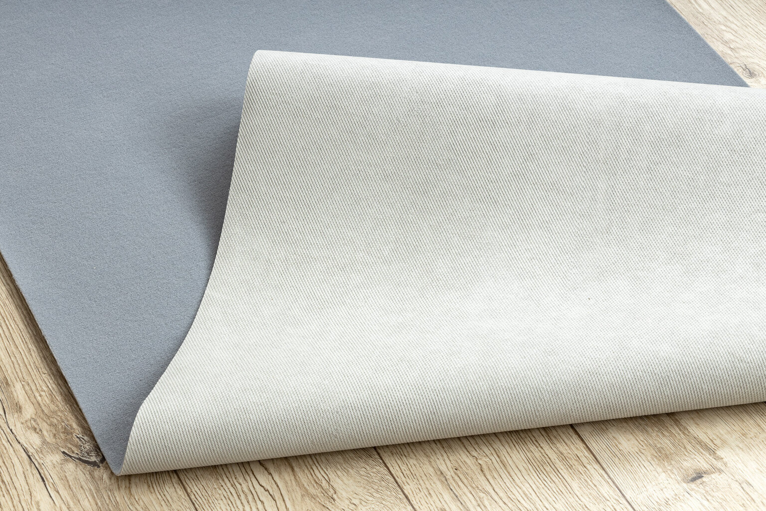 Paklājs - celiņš RUMBA gumijots, vienkrāsains pelēks 70 cm цена и информация | Paklāji | 220.lv