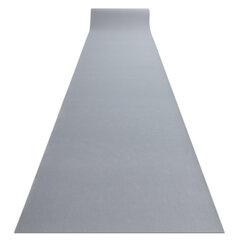 Rugsx ковровая дорожка Rumba, серая, 80 см цена и информация | Ковры | 220.lv