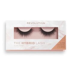 Mākslīgās skropstas makeup Revolution The Hybrid Lash False Eyelashes 5D cena un informācija | Mākslīgās skropstas, skropstu atliecēji | 220.lv