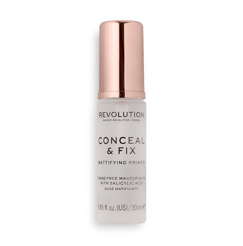 Grima bāze Makeup Revolution Conceal and Define Mattifying Primer, 30ml cena un informācija | Grima bāzes, tonālie krēmi, pūderi | 220.lv