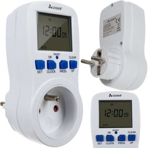 Kontaktligzdas ieslēgšanas/izslēgšanas taimeris цена и информация | Taimeri, termostati | 220.lv