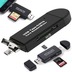 USB OTG adapteris 3in1 цена и информация | Адаптеры и USB разветвители | 220.lv