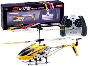 Tālvadības helikopters "Syma S107G", dzeltens cena un informācija | Rotaļlietas zēniem | 220.lv