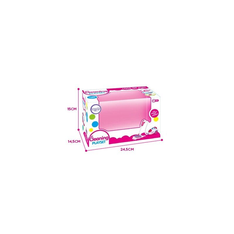WOOPIE interaktīvais putekļu sūcējs, rozā krāsā cena un informācija | Rotaļlietas meitenēm | 220.lv