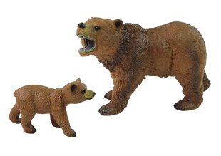 Медведица и медвежонок, набор из 2 фигурок цена и информация | Игрушки для мальчиков | 220.lv