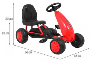 Minamais kartings "Go-kart for The Youngest", sarkans цена и информация | Игрушки для мальчиков | 220.lv