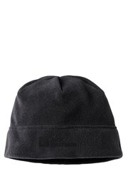 JACK WOLFSKIN Vertigo Beanie Black cena un informācija | Vīriešu cepures, šalles, cimdi | 220.lv