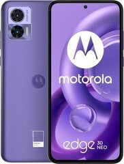 Motorola Edge 30 Neo 5G 8/128ГБ две SIM-карты Purple PAV00061IT цена и информация | Мобильные телефоны | 220.lv