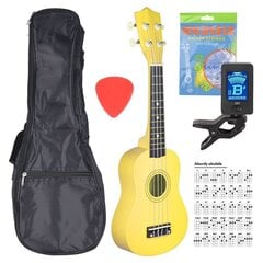 Soprāna ukuleles komplekts NN UK 01, dzeltens цена и информация | Гитары | 220.lv