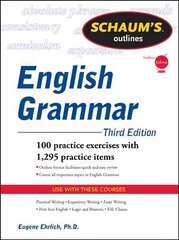 Schaum's Outline of English Grammar, Third Edition 3rd edition cena un informācija | Svešvalodu mācību materiāli | 220.lv