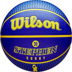 Wilson NBA spēlētāja ikona Stīvena Karija bumba grozam WZ4006101XB7 cena un informācija | Basketbola bumbas | 220.lv