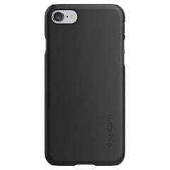 Spigen case Thin Fit for iPhone 7 black цена и информация | Чехлы для телефонов | 220.lv