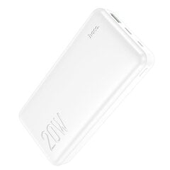 Arejais-akumulators Power Bank Hoco J87A Type-C PD 20W+Quick Charge 3.0 20000mAh balts cena un informācija | Lādētāji-akumulatori (Power bank) | 220.lv