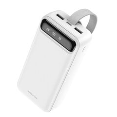 Внешний аккумулятор Power Bank Borofone BJ14B Freeway 30000mAh белый цена и информация | Зарядные устройства Power bank | 220.lv