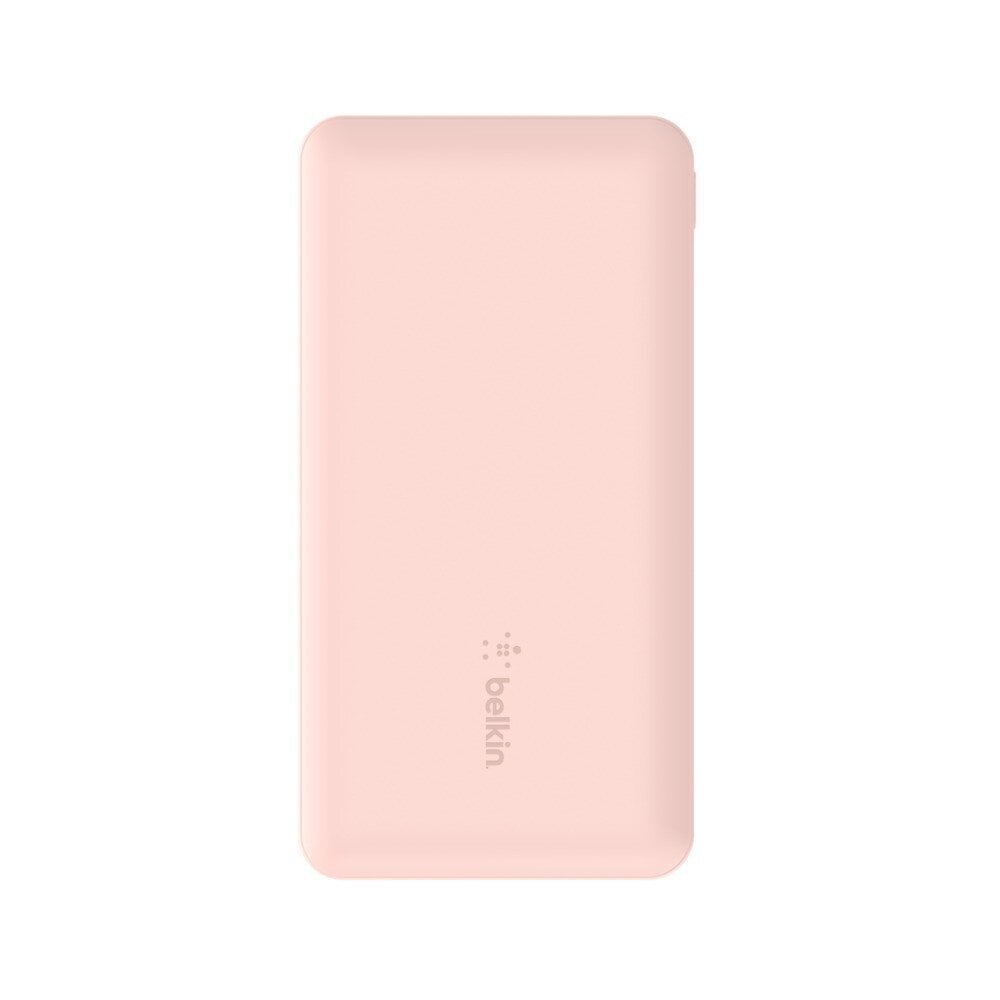 Belkin PowerBank 10 000 mAh USB A & C 15 W rozā zelts cena un informācija | Lādētāji-akumulatori (Power bank) | 220.lv