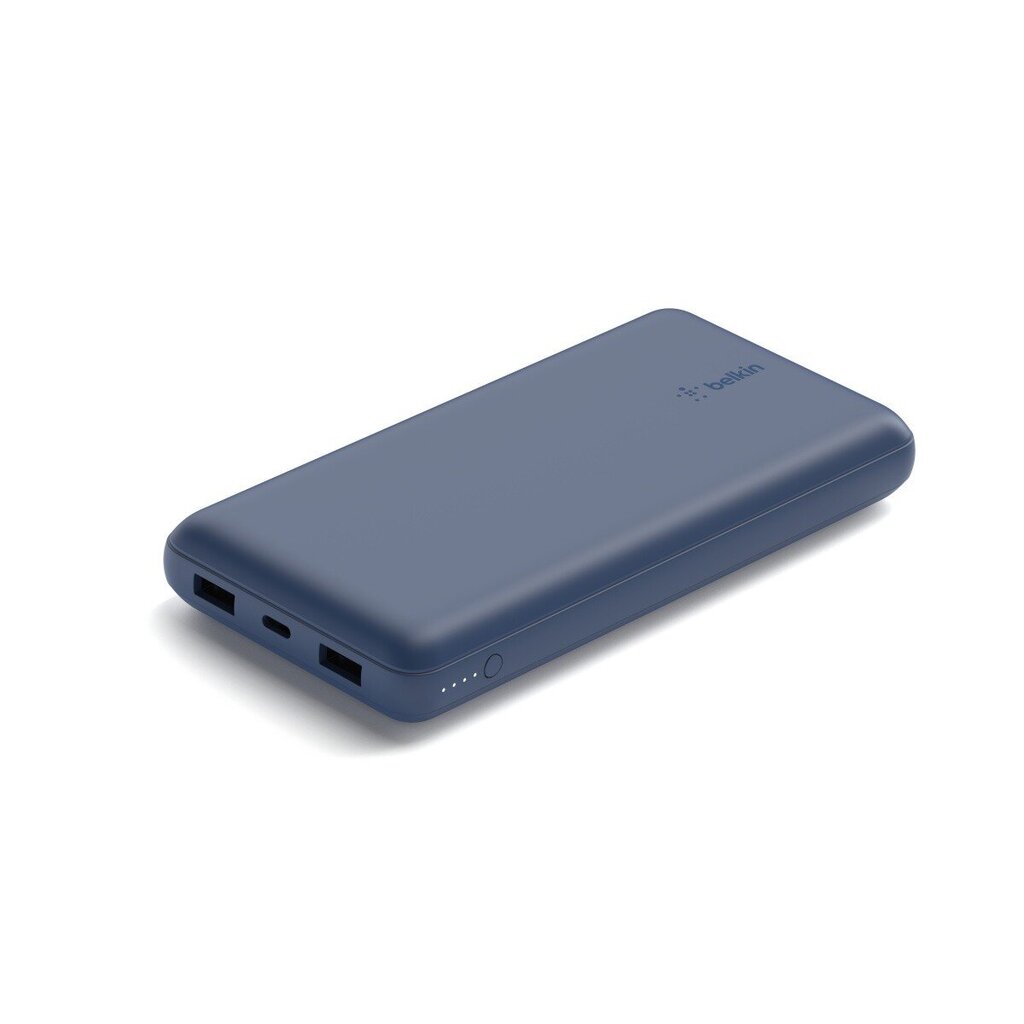 Belkin PowerBank 20 000mAh 15W USB-A / USB-C zils цена и информация | Lādētāji-akumulatori (Power bank) | 220.lv