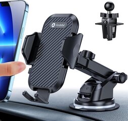 Andobil Mobile Phone Car Car [более стабильная версия и никогда не колеблетесь] 3 в 1 автомобильный держатель мобильного телефона всасывание и вентиляция универсальная мобильная кронштейна автомобиля, совместимый с iPhone/Samsung/Xiaomi/OnePlus & All Cars цена и информация | Держатели для телефонов | 220.lv