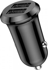 Vipfan C01 automašīnas lādētājs, 2x USB, 12W (melns) cena un informācija | Lādētāji un adapteri | 220.lv