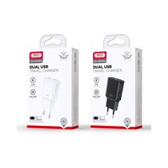 XO wall charger L92C 2x USB 2,4A white цена и информация | Зарядные устройства для телефонов | 220.lv