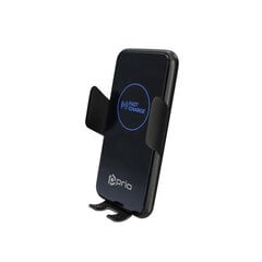 prio Fast Charge Беспроводное автомобильное зарядное устройство 15 Вт (USB C) черный цена и информация | Зарядные устройства для телефонов | 220.lv