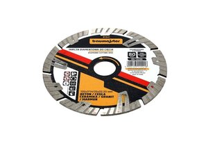 Dimanta disks TURBO Baumajster 125x2mm cena un informācija | Slīpmašīnas | 220.lv