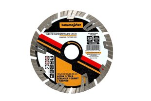 Dimanta disks TURBO Baumajster 125x2mm цена и информация | Шлифовальные машины | 220.lv