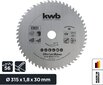 KWB zāģa asmens 315 x 30 mm cena un informācija | Dārza tehnikas rezerves daļas | 220.lv