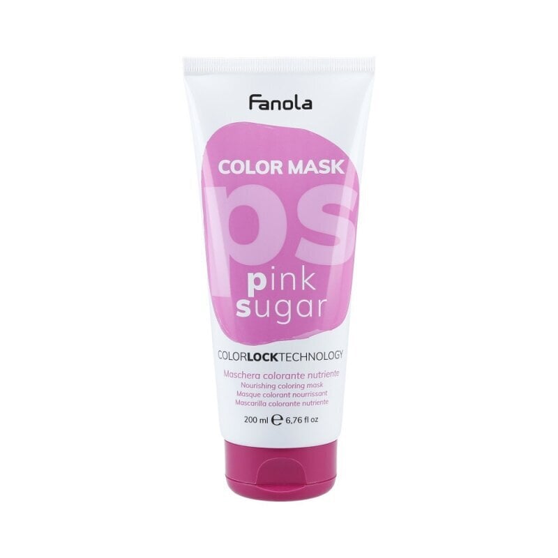 Matu krāsa Fanola Color Mask Pink Sugar, 200ml цена и информация | Matu krāsas | 220.lv