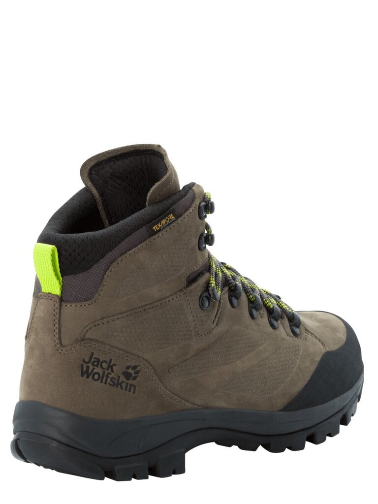 JACK WOLFSKIN Rebellion Texapore Mid cena un informācija | Vīriešu kurpes, zābaki | 220.lv